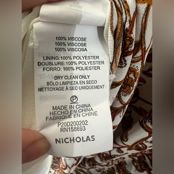 Nicholas Danielle Paisley Maxi Dress US 6 - Picture 13 of 15